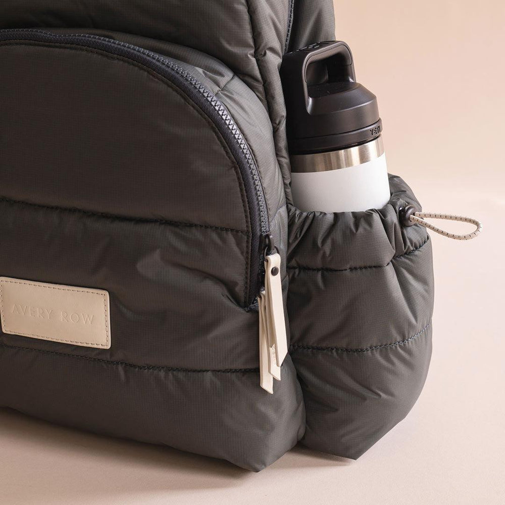 Avery Row Changing Backpack - Soft Black-Changing Bags-Soft Black- | Natural Baby Shower