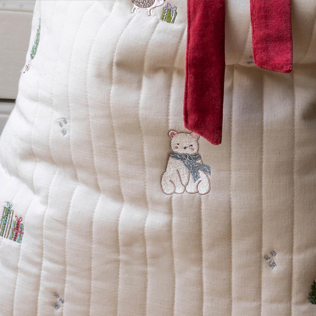Avery Row Christmas Present Sack - Polar Bear-Seasonal Decorations- | Natural Baby Shower