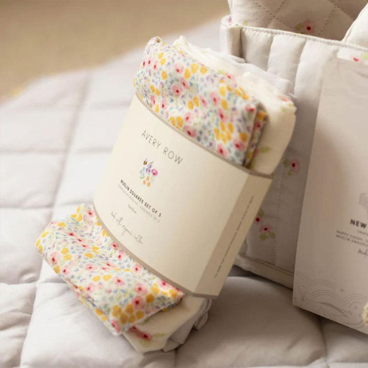 Avery Row Essentials New Baby Gift Set - Wildflower Garden-Clothing Sets-Wildflower Garden- | Natural Baby Shower