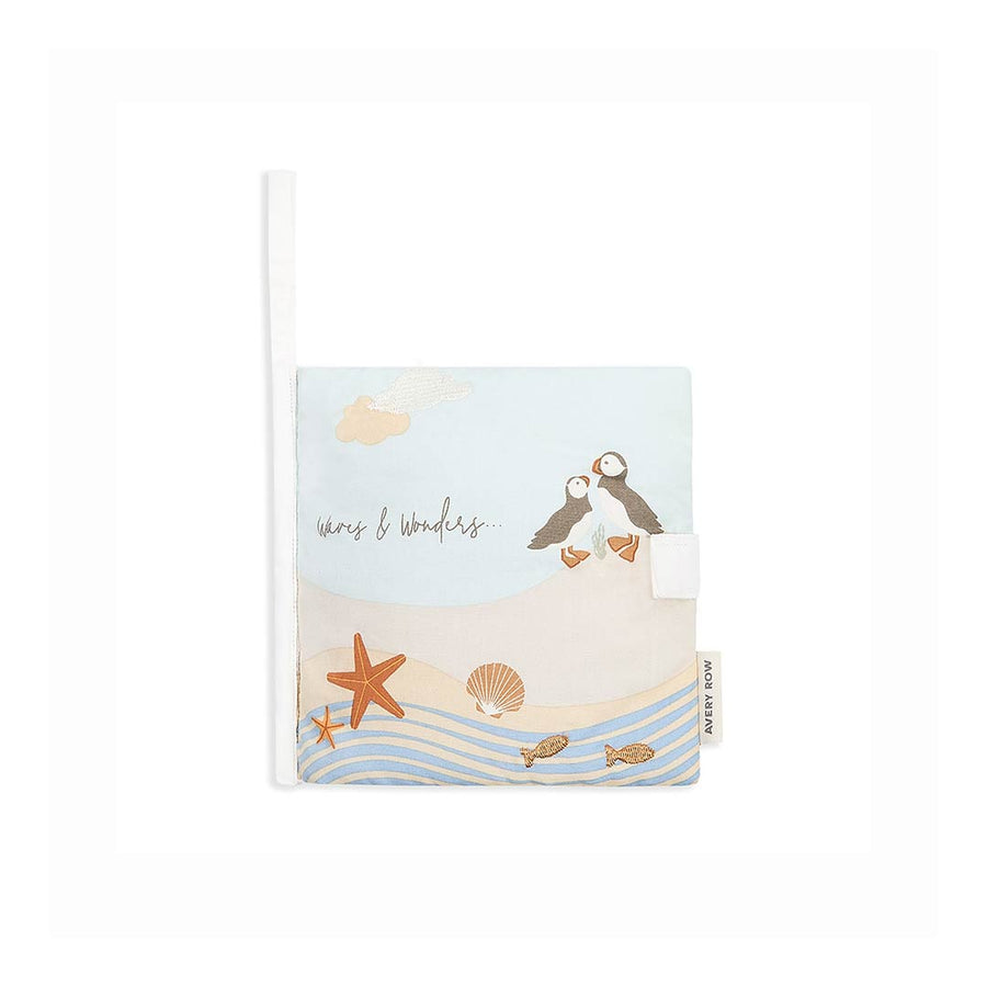 Avery Row Fabric Baby Book - Coastline-Books-Coastline- | Natural Baby Shower