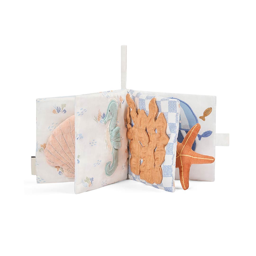 Avery Row Fabric Baby Book - Coastline-Books-Coastline- | Natural Baby Shower