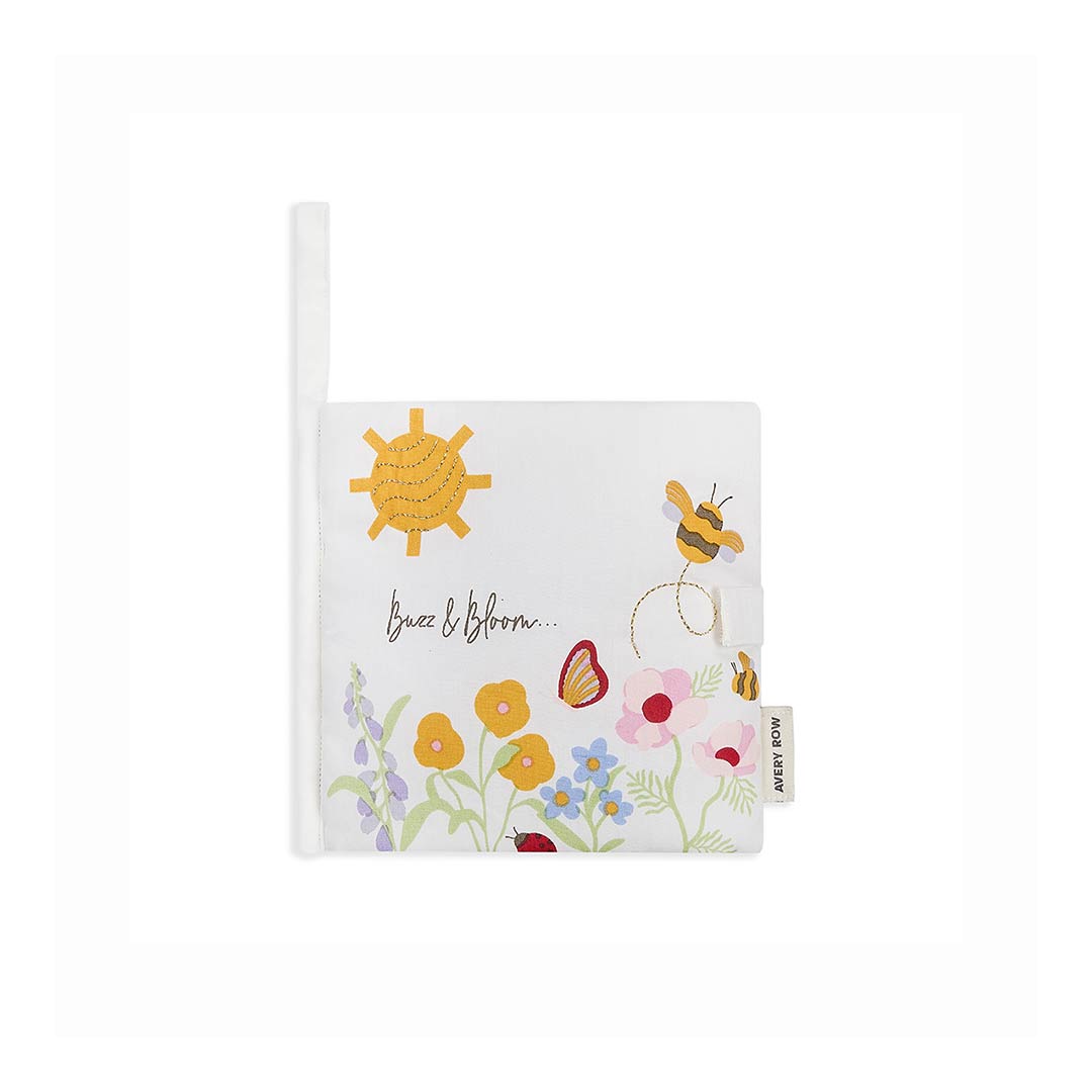 Avery Row Fabric Baby Book - Wildflower Garden-Books-Wildflower Garden- | Natural Baby Shower