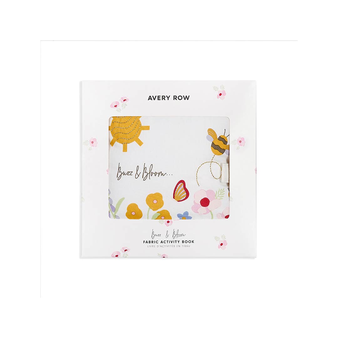 Avery Row Fabric Baby Book - Wildflower Garden-Books-Wildflower Garden- | Natural Baby Shower