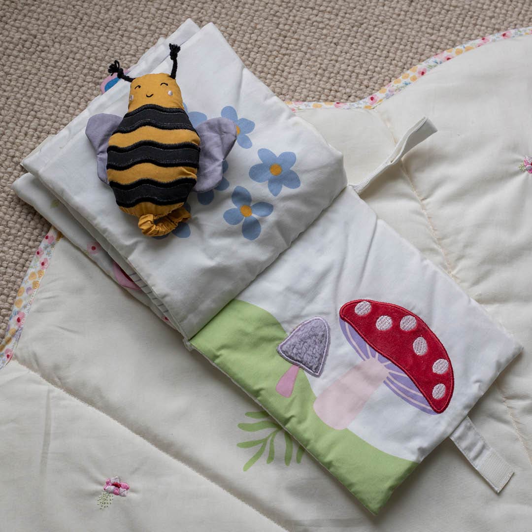 Avery Row Fabric Baby Book - Wildflower Garden-Books-Wildflower Garden- | Natural Baby Shower