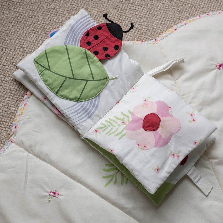 Avery Row Fabric Baby Book - Wildflower Garden-Books-Wildflower Garden- | Natural Baby Shower