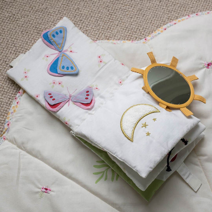 Avery Row Fabric Baby Book - Wildflower Garden-Books-Wildflower Garden- | Natural Baby Shower