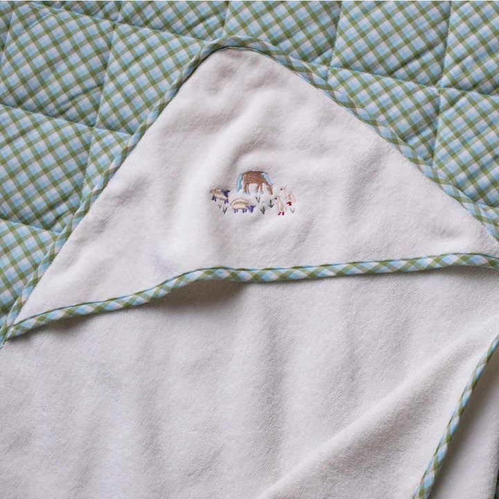 Avery Row Hooded Baby Towel - Little Farm-Bath Towels-Little Farm- | Natural Baby Shower