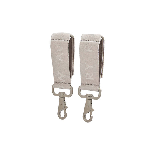 Avery Row Logo Pram Bag Clips - Oyster-Stroller Clips-Oyster- | Natural Baby Shower