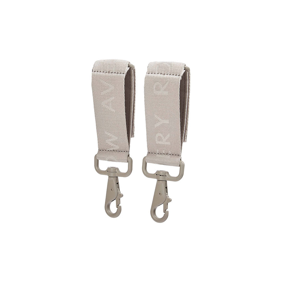 Avery Row Logo Pram Bag Clips - Oyster-Stroller Clips-Oyster- | Natural Baby Shower