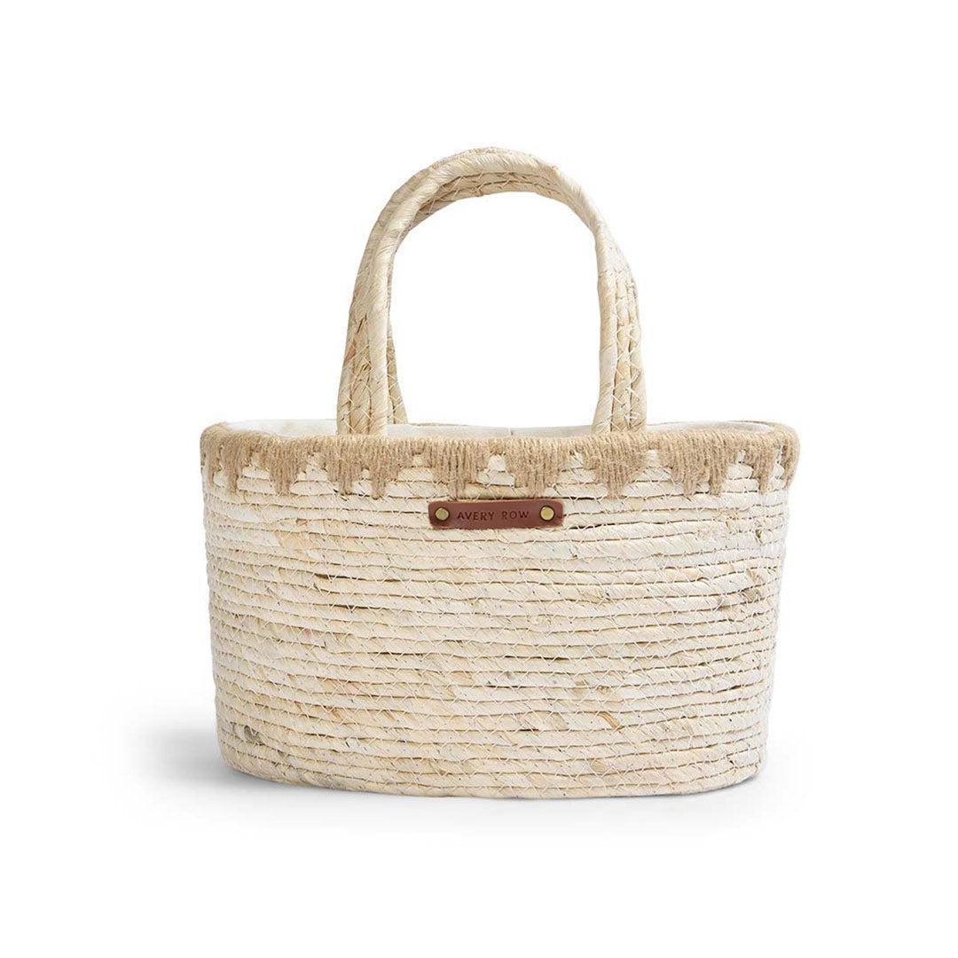 Avery Row Maize Nappy Caddy-Nappy Laundry + Storage- | Natural Baby Shower