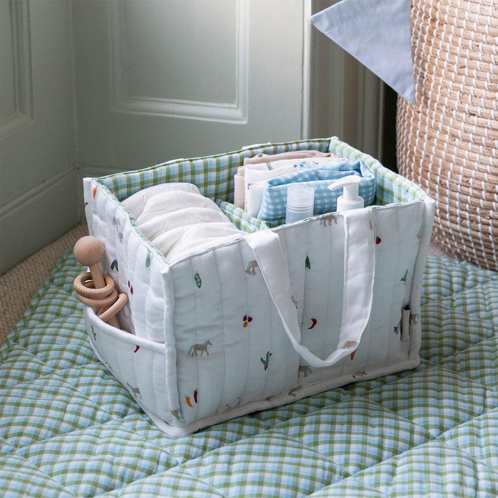 Avery Row Nappy Caddy - Little Farm-Nappy Laundry + Storage-Little Farm- | Natural Baby Shower