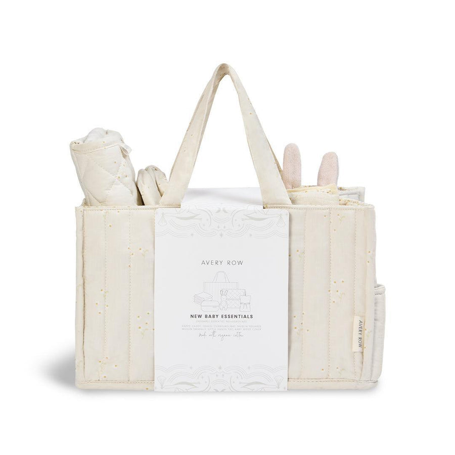 Avery Row New Baby Essentials Gift Set - Chamomile-Clothing Sets-Chamomile-One Size | Natural Baby Shower