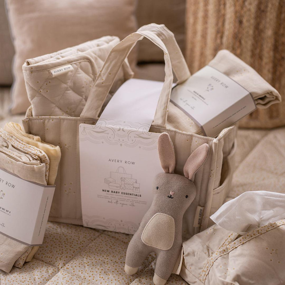 Avery Row New Baby Essentials Gift Set - Chamomile-Clothing Sets-Chamomile-One Size | Natural Baby Shower