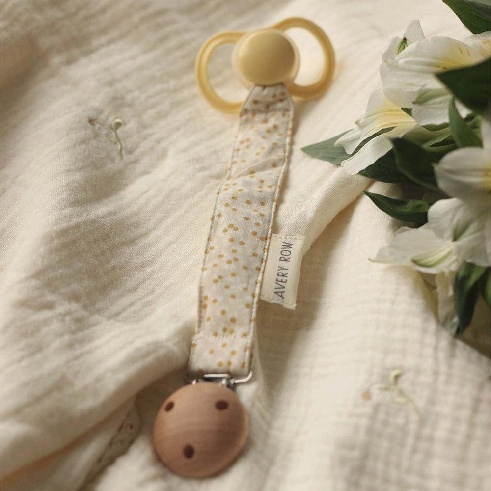 Avery Row Pacifier Holder - Daisy Meadow-Pacifier Holders-Daisy Meadow- | Natural Baby Shower