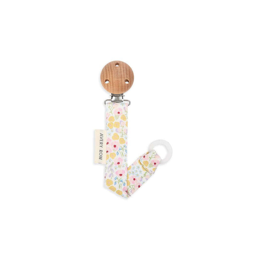 Avery Row Pacifier Holder - Wildflower Garden-Pacifier Holders-Wildflower Garden-One Size | Natural Baby Shower