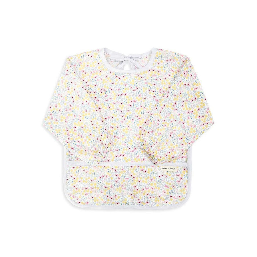 Avery Row Sleeved Bib - Wildflower Garden-Bibs-Wildflower Garden-One Size | Natural Baby Shower