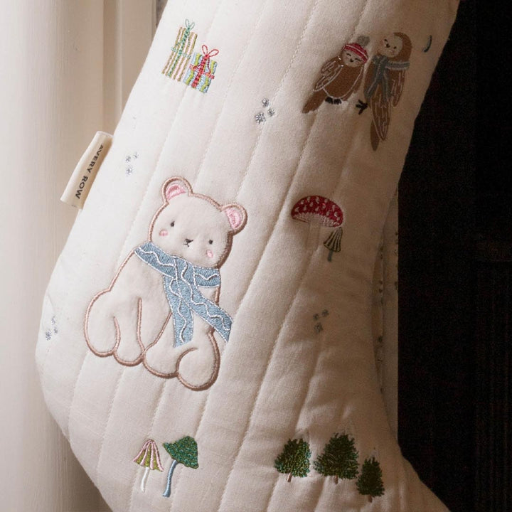 Avery Row Christmas Stocking - Polar Bear-Seasonal Decorations- | Natural Baby Shower