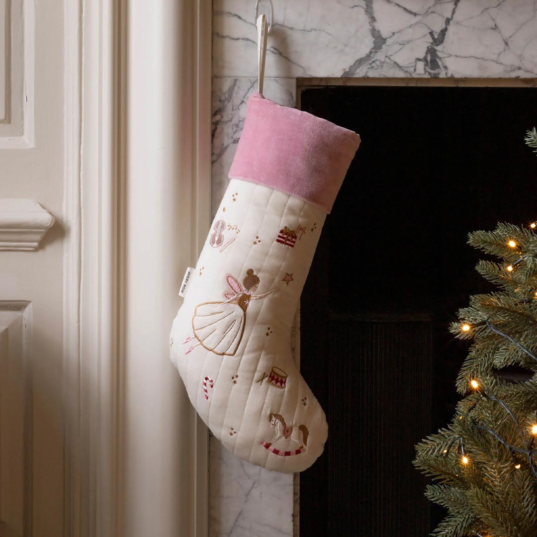 Avery Row Christmas Stocking - Sugar Plum Fairy-Seasonal Decorations- | Natural Baby Shower