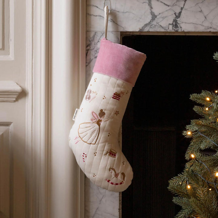 Avery Row Christmas Stocking - Sugar Plum Fairy-Seasonal Decorations- | Natural Baby Shower