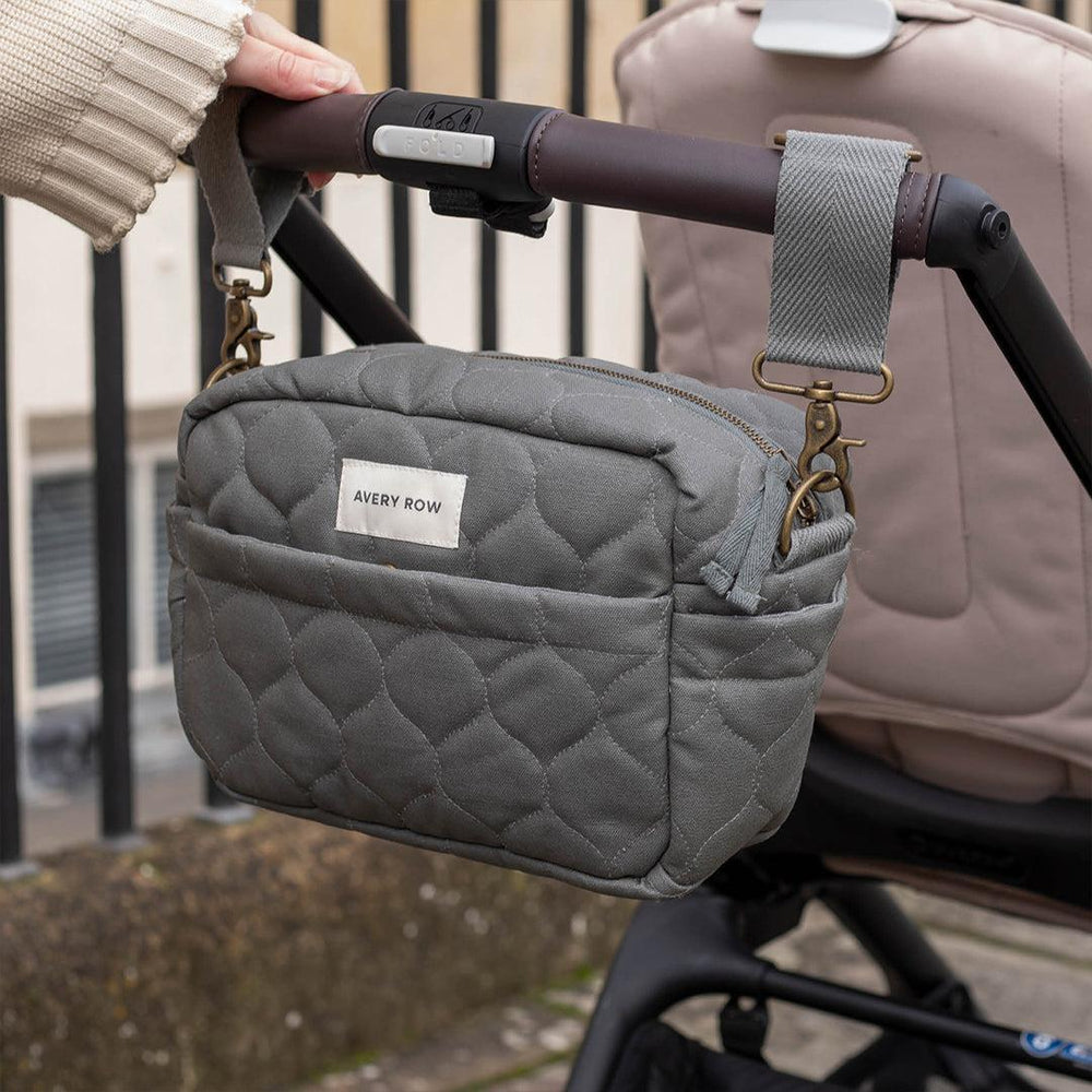 Avery Row Stroller Organiser Bag - Flint-Stroller Organisers-Flint- | Natural Baby Shower