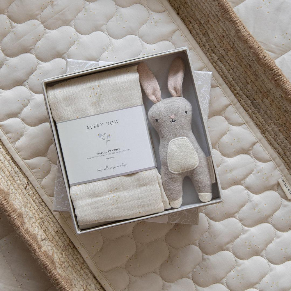 Avery Row Swaddle & Cuddle Gift Set - Chamomile-Swaddling Wraps-Chamomile-One Size | Natural Baby Shower