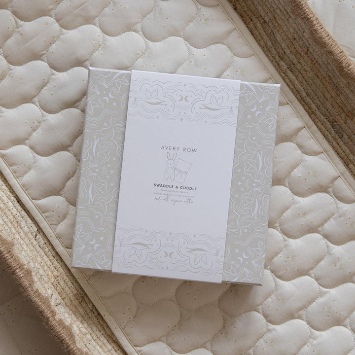 Avery Row Swaddle & Cuddle Gift Set - Chamomile-Swaddling Wraps-Chamomile-One Size | Natural Baby Shower
