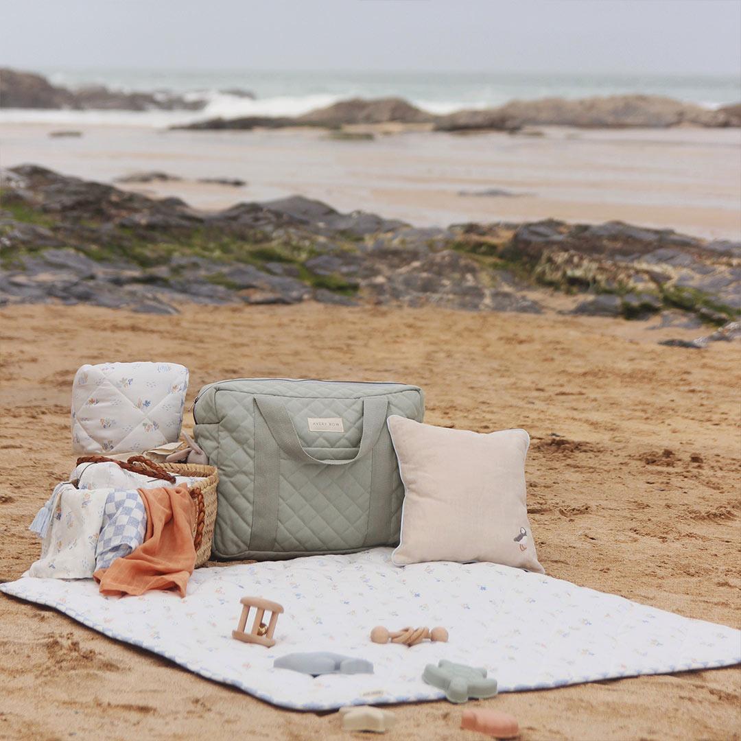 Avery Row Changing Bag - Sage-Changing Bags-Sage- | Natural Baby Shower