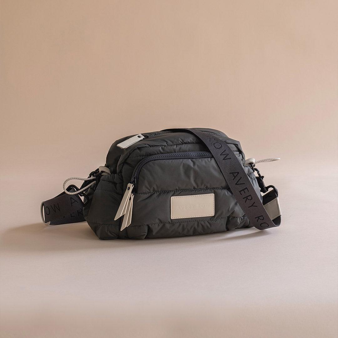 Avery Row Pram Organiser Bag - Soft Black-Mini Bags-Soft Black- | Natural Baby Shower