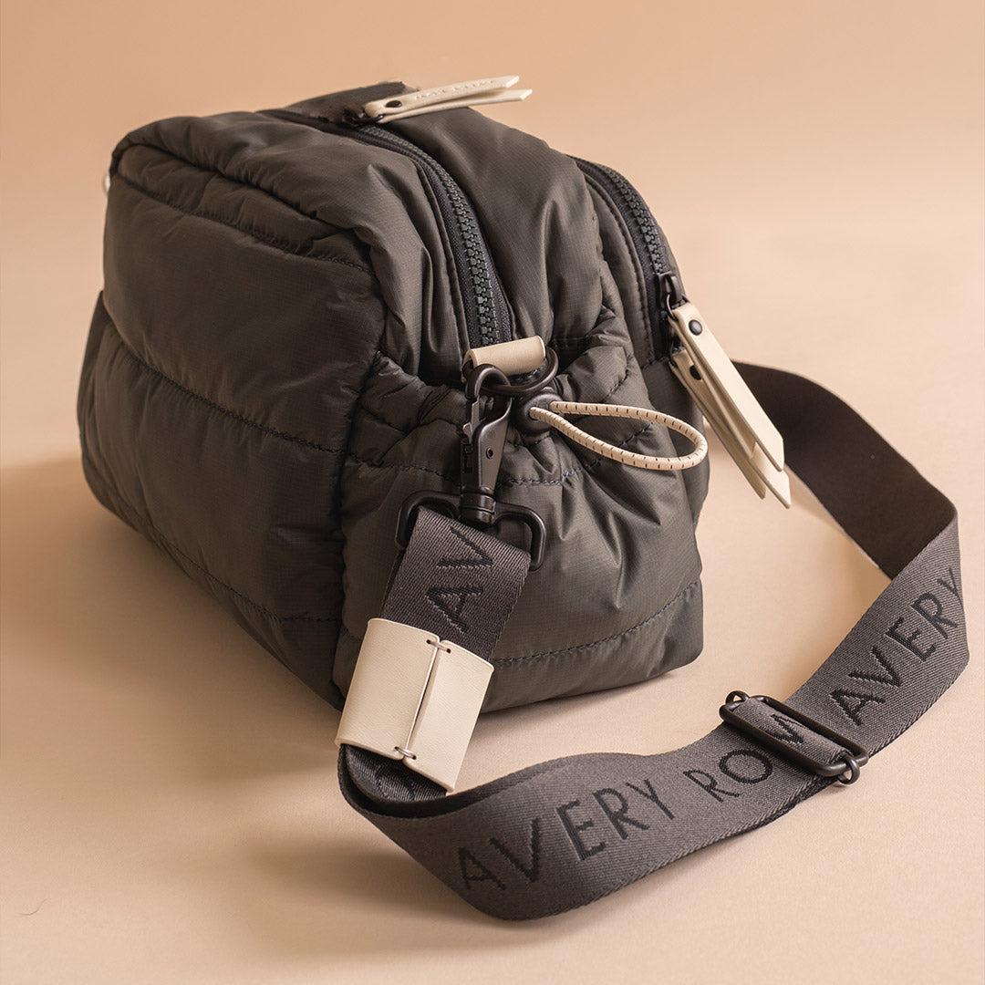 Avery Row Pram Organiser Bag - Soft Black-Mini Bags-Soft Black- | Natural Baby Shower