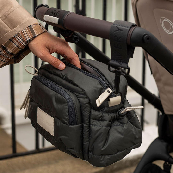 Avery Row Pram Organiser Bag - Soft Black-Mini Bags-Soft Black- | Natural Baby Shower