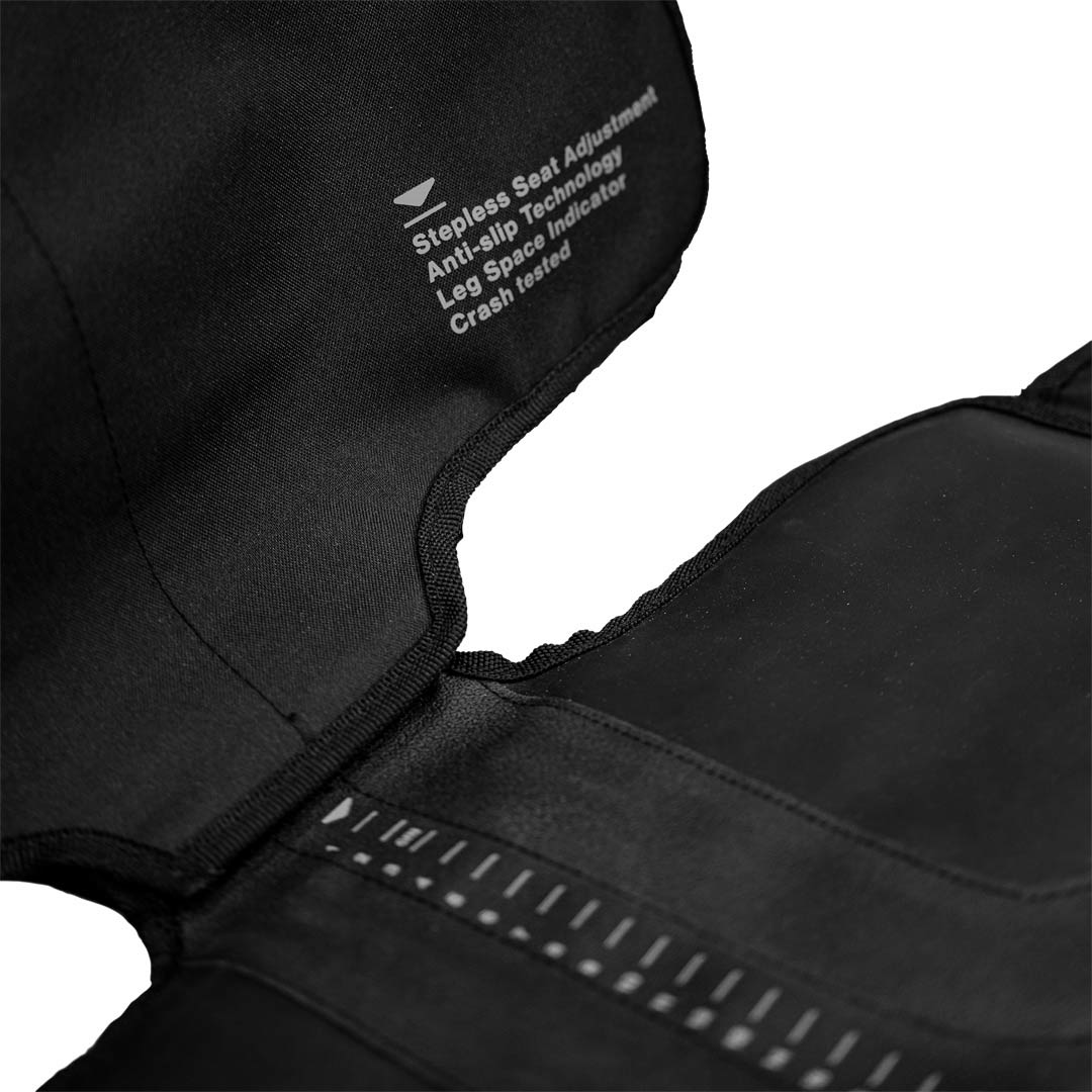 Axkid Car Seat Protector: Premium 3-in-1 Rear-Facing - Black-Car Seat Protectors-Black- | Natural Baby Shower