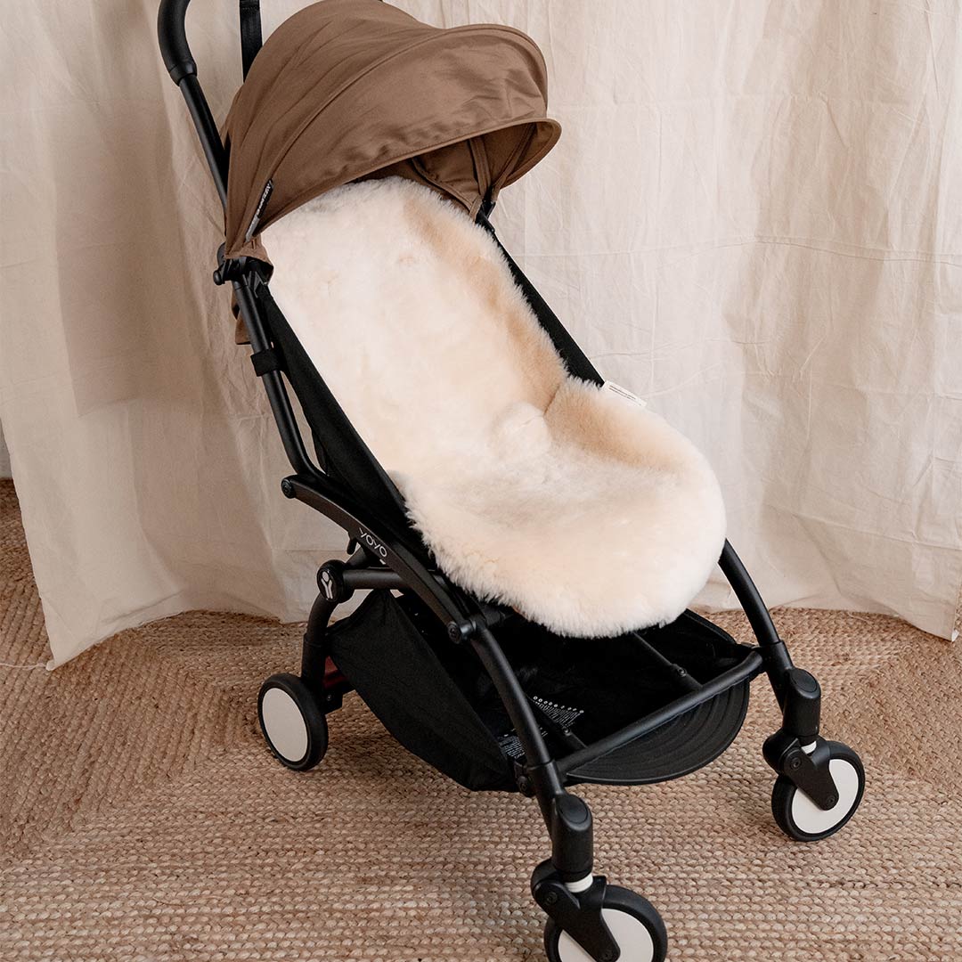 Baa Baby Pram Style Liner - Milk-Seat Liners-Milk- | Natural Baby Shower