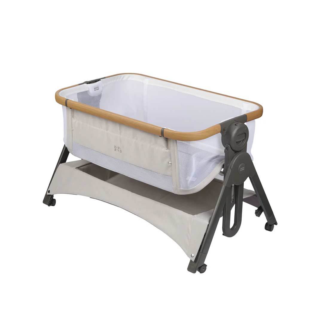 Bababing Bedside And Travel Cot - Beige-Bedside Cribs-Beige- | Natural Baby Shower