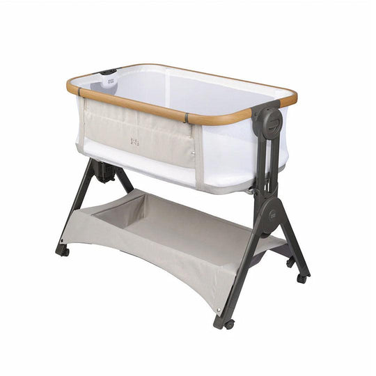 Bababing Bedside And Travel Cot - Beige-Bedside Cribs-Beige- | Natural Baby Shower