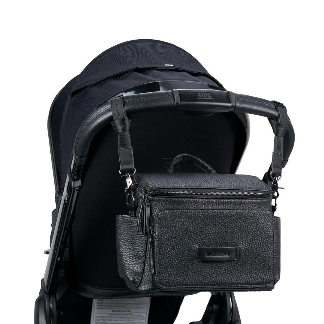 Bababing Isla Cross Body Changing Bag/ Stroller Organiser - Black-Changing Bags-Black- | Natural Baby Shower
