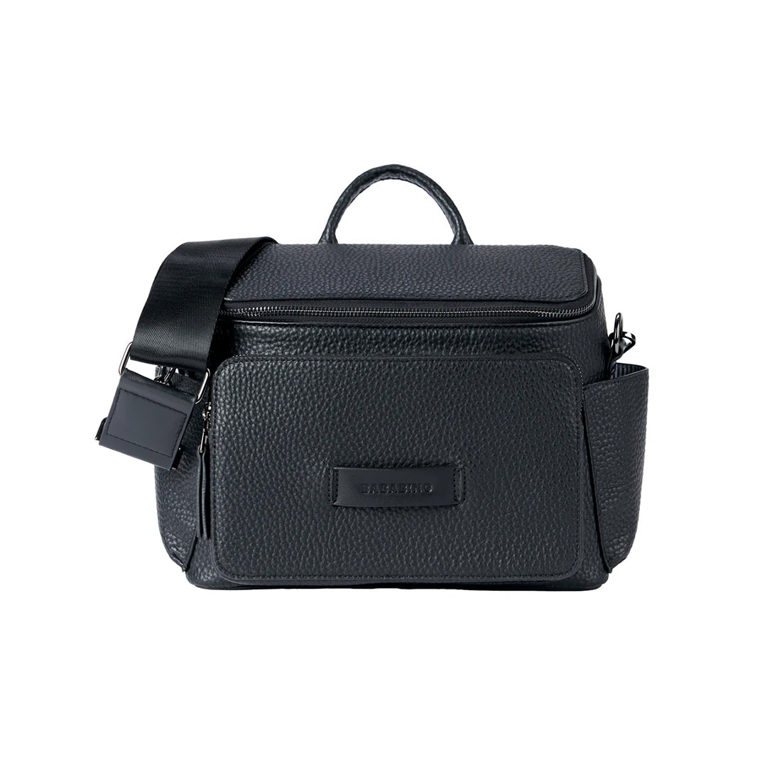 Bababing Isla Cross Body Changing Bag/ Stroller Organiser - Black-Changing Bags-Black- | Natural Baby Shower