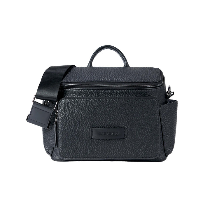 Bababing Isla Cross Body Changing Bag/ Stroller Organiser - Black-Changing Bags-Black- | Natural Baby Shower
