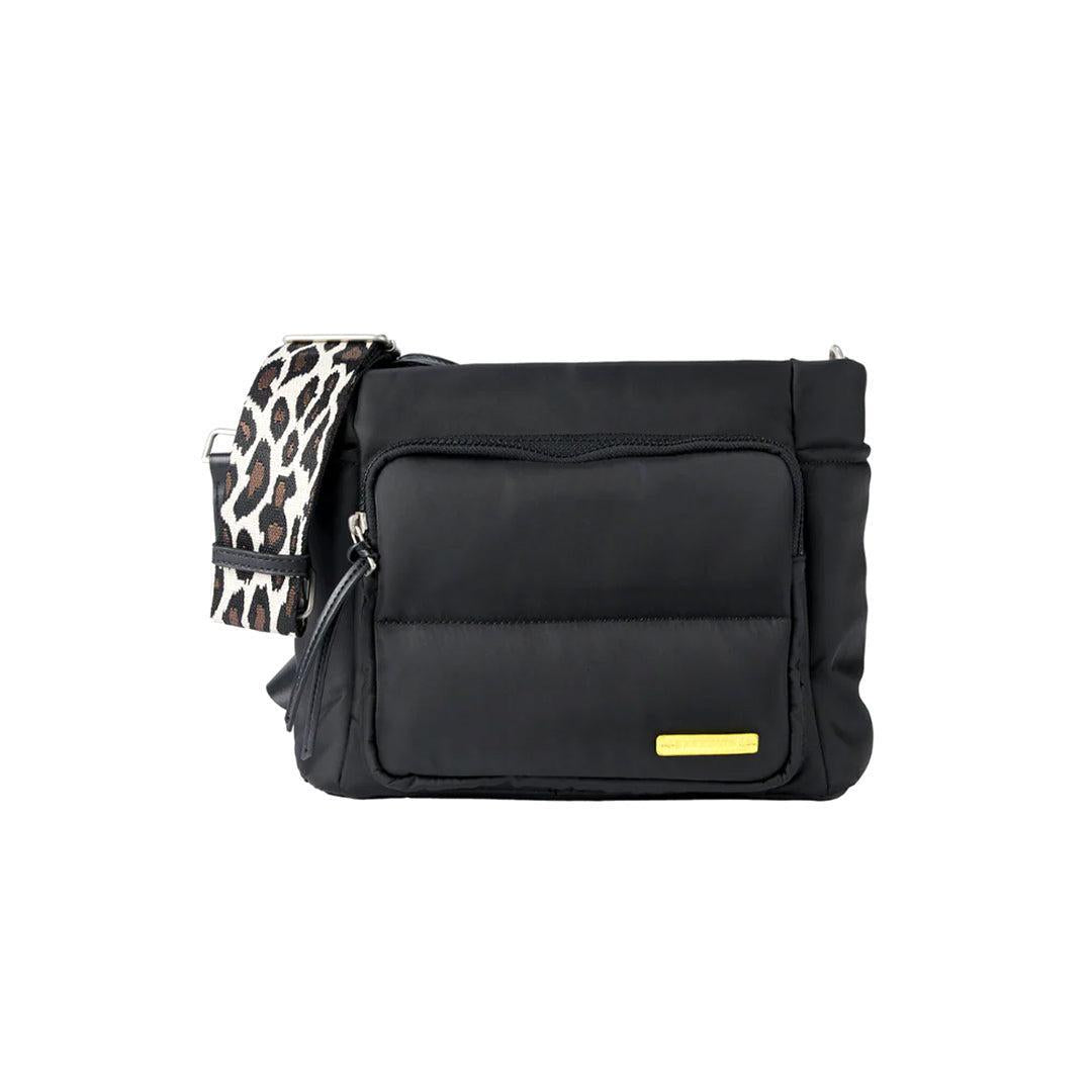 Bababing Joey Cross Body Changing Bag/ Stroller Organiser - Black-Changing Bags-Black- | Natural Baby Shower