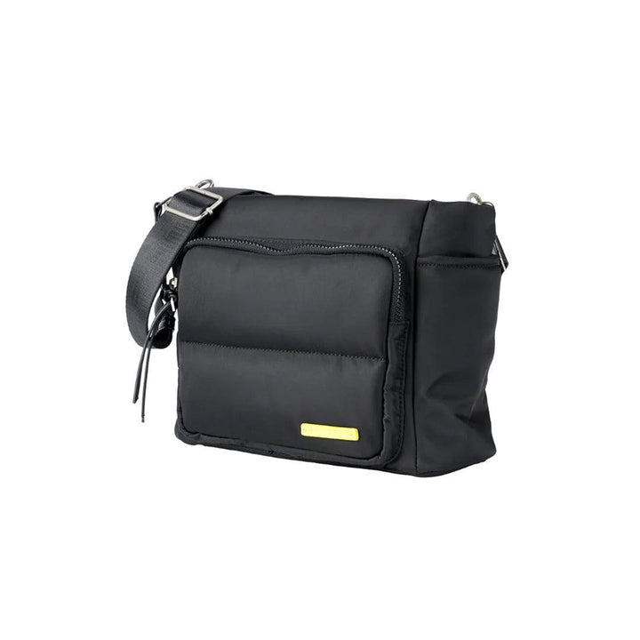 Bababing Joey Cross Body Changing Bag/ Stroller Organiser - Black-Changing Bags-Black- | Natural Baby Shower