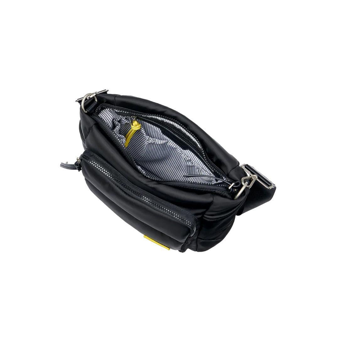 Bababing Joey Cross Body Changing Bag/ Stroller Organiser - Black-Changing Bags-Black- | Natural Baby Shower