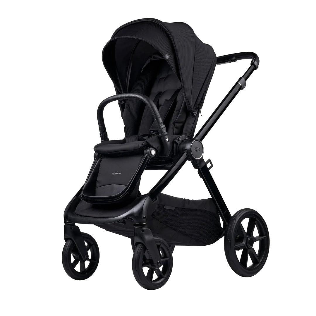 Bababing Raffi MKII Pushchair & Carrycot - Satin Black-Stroller Bundles-Satin Black- | Natural Baby Shower