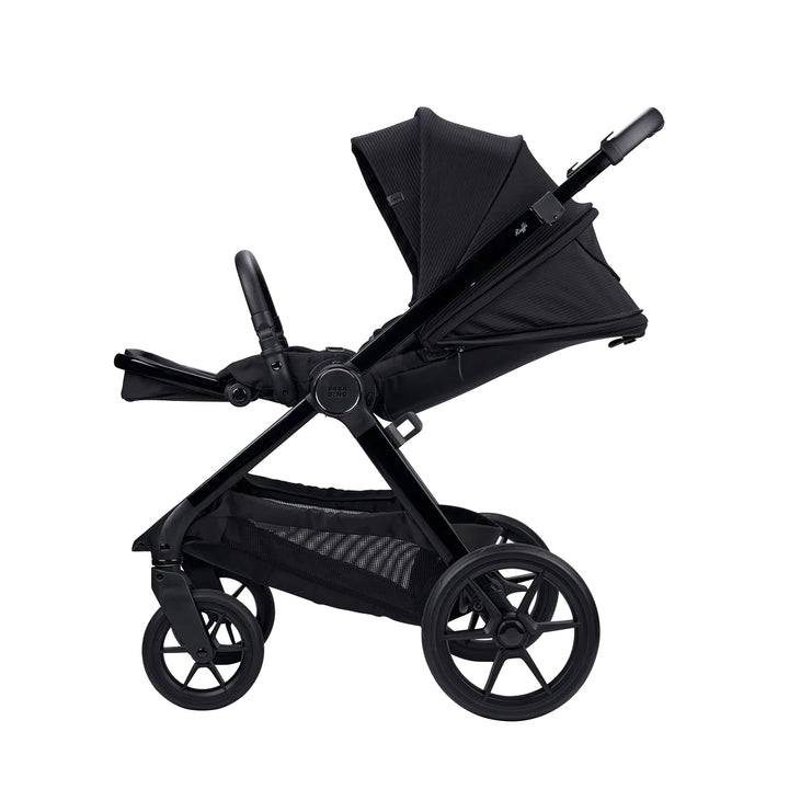 Bababing Raffi MKII Pushchair & Carrycot - Satin Black-Stroller Bundles-Satin Black- | Natural Baby Shower