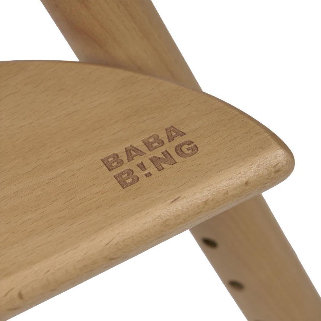 Bababing Una Highchair - White/Wood/Grey-Highchairs-White/Wood/Grey- | Natural Baby Shower