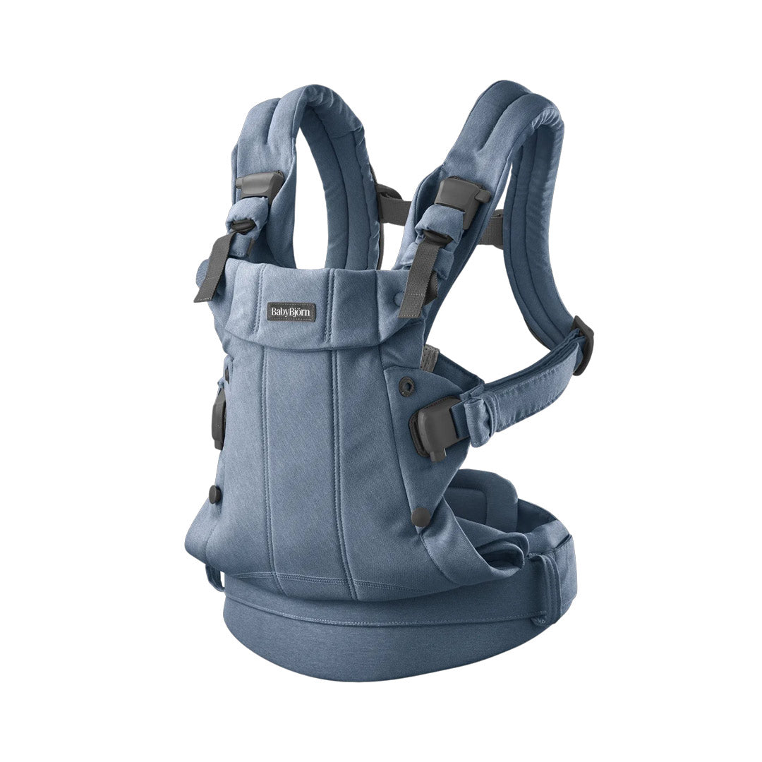 BabyBjorn Harmony Woven Melange - Blue-Baby Carriers-Blue-One Size | Natural Baby Shower