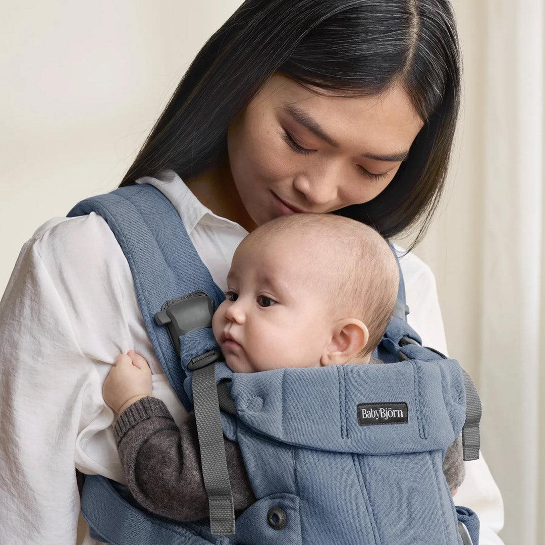 BabyBjorn Harmony Woven Melange - Blue