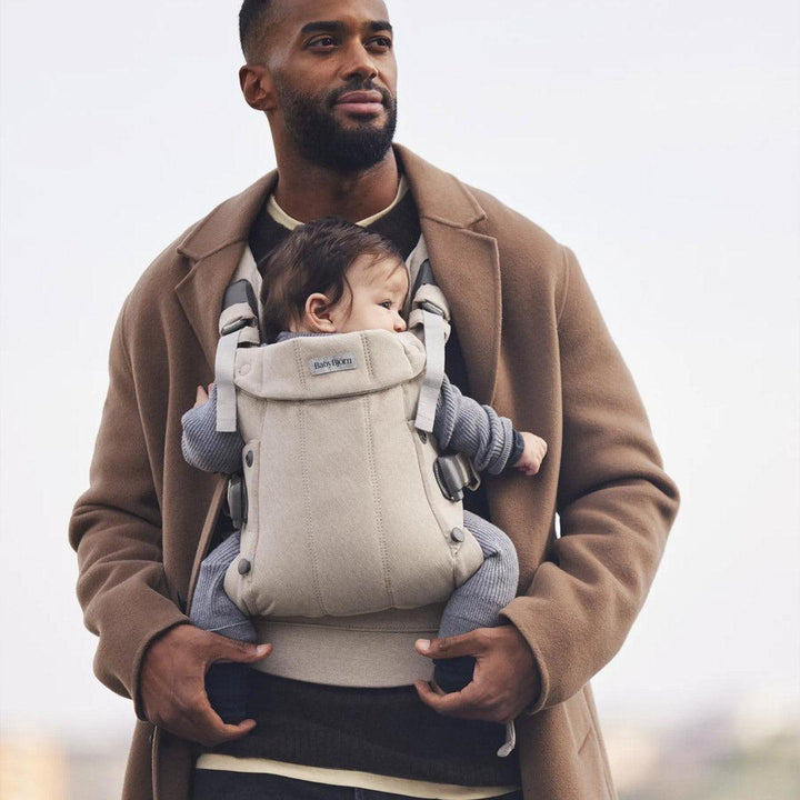 BabyBjorn Harmony Woven Melange - Light Beige-Baby Carriers-Light Beige-One Size | Natural Baby Shower