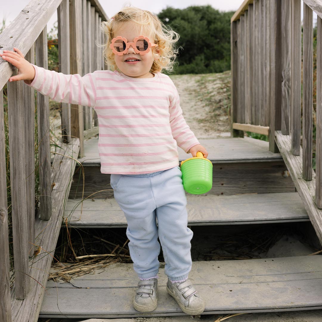 Babiators Polarised Flower Sunglasses - Peachy Keen-Sunglasses-Peachy Keen-0-2 (Junior) | Natural Baby Shower