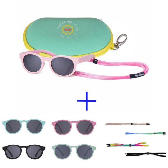 Babiators Little Adventurer Keyhole Bundle-Sunglasses- | Natural Baby Shower