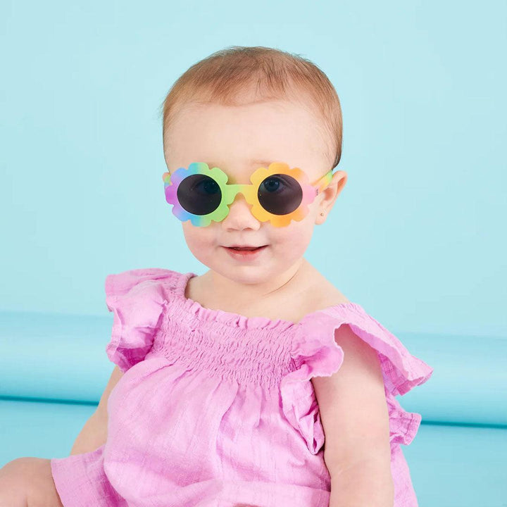 Babiators Original Flower Sunglasses - Flower Power-Sunglasses-Rainbow-0-2y | Natural Baby Shower