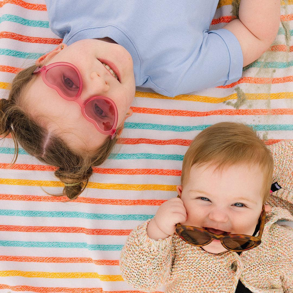 Babiators Original Mirrored Heart Sunglasses - Fuchsia Haze-Sunglasses-Fuchsia Haze-0-2y | Natural Baby Shower